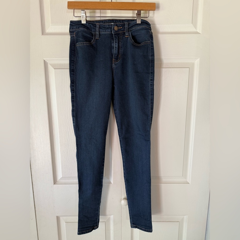 Fashion Nova Dark Indigo Stretch Skinny Jeans